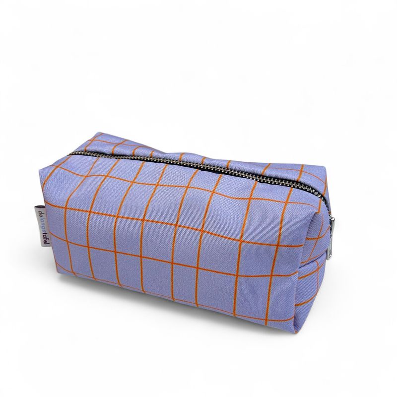Blok etui · Checkered purple