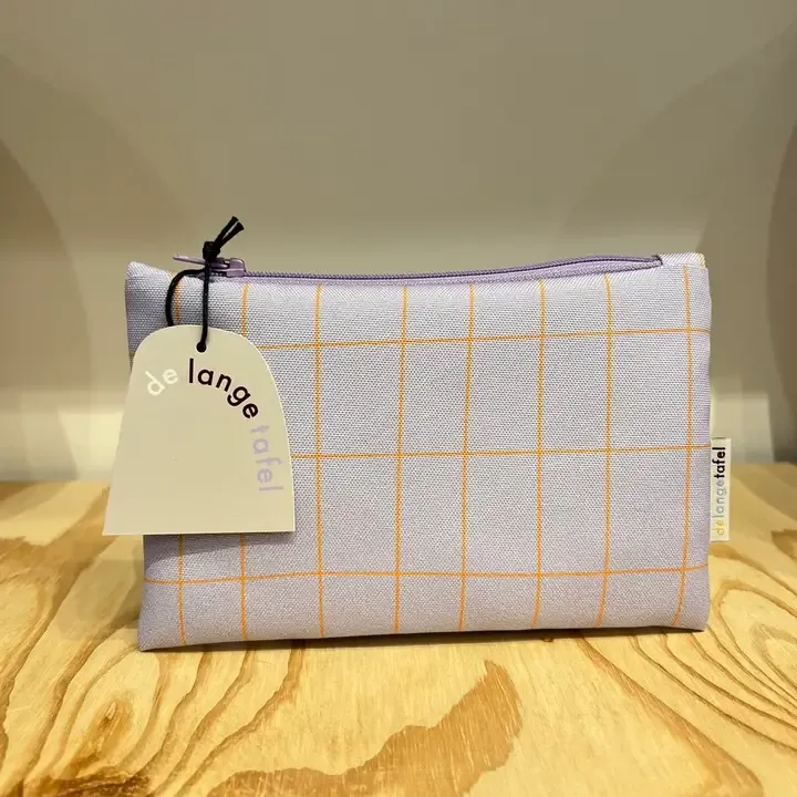 Etui small · Lila checked