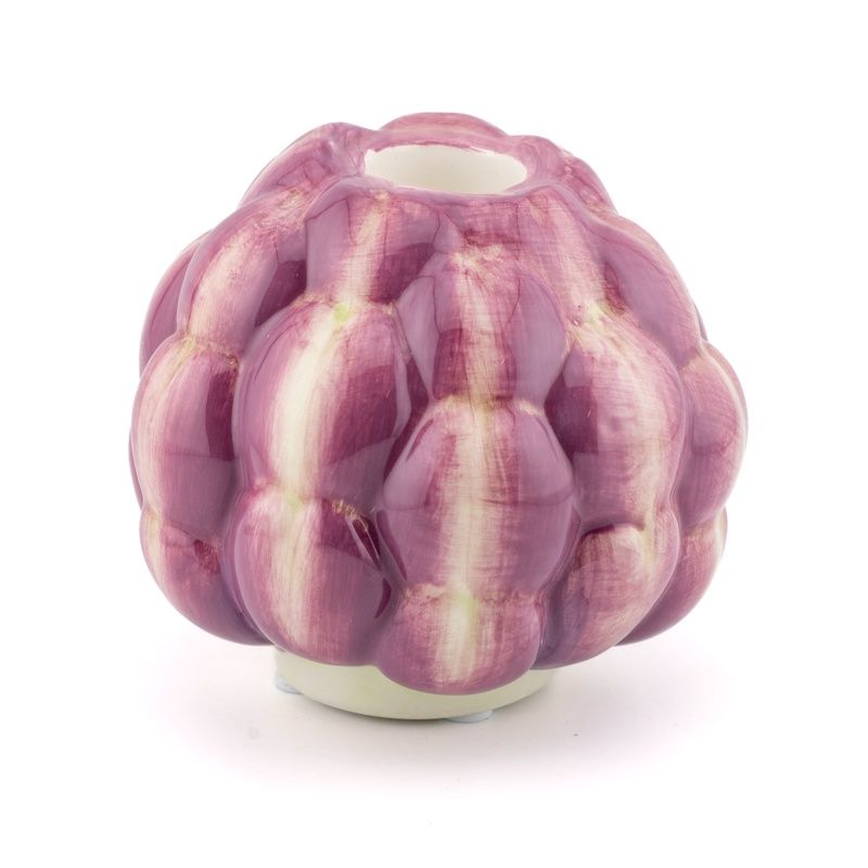 Aardewerk kaarsenstandaard · artichok