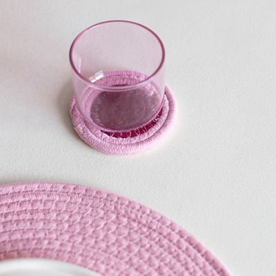 Onderzetters roze