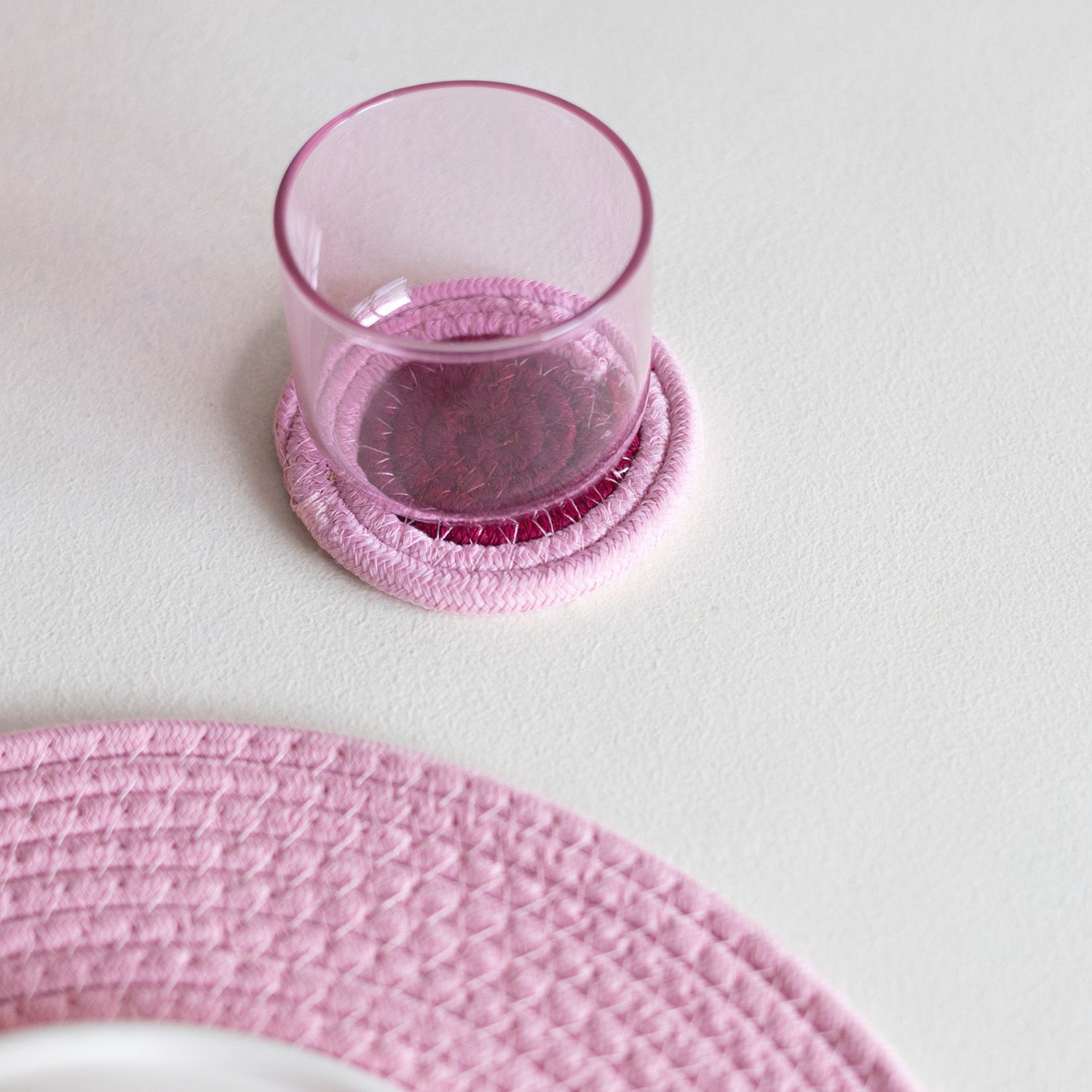 ONA · Onderzetters roze