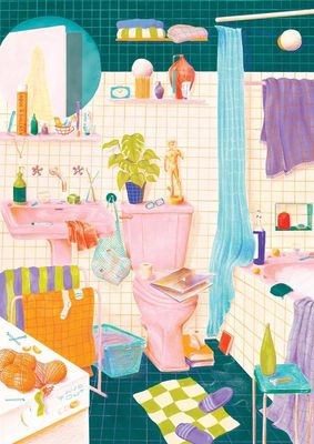 Puzzel 'Foam party' 500 stukjes