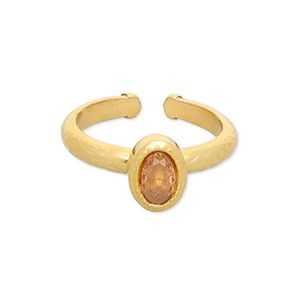 Ring stainless steel gold-orange