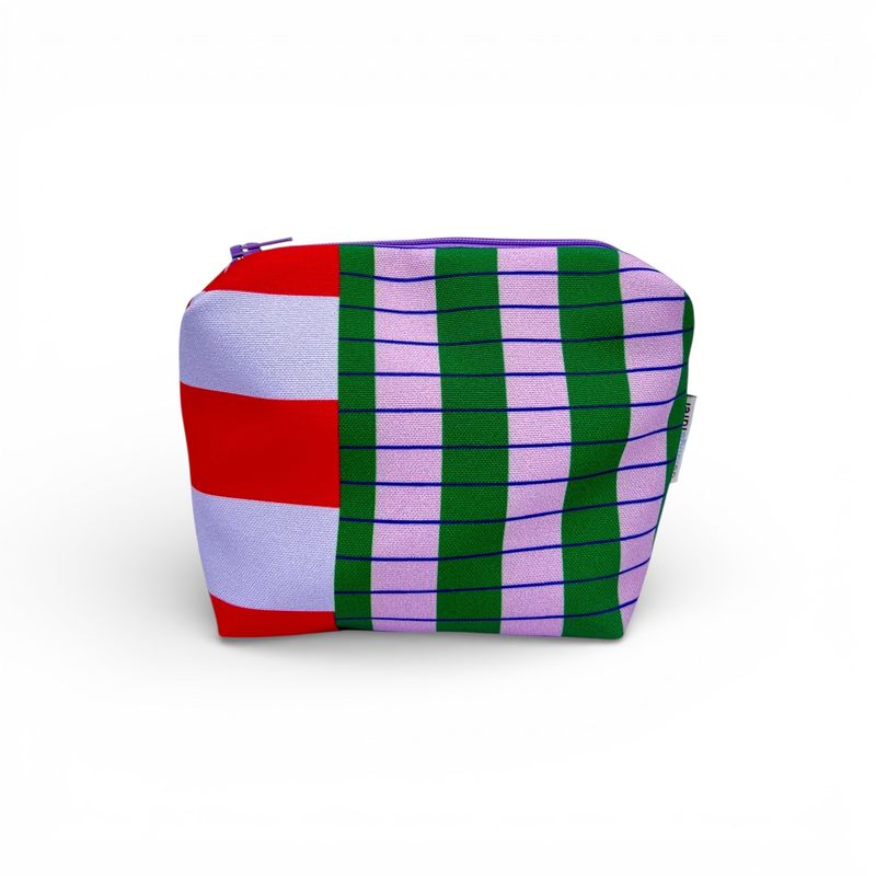 Make-up tas · Striped colorful 01