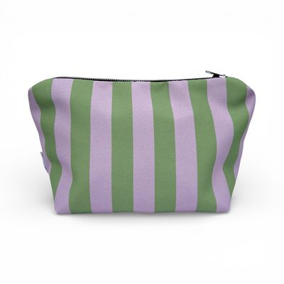 Toilettas · Green - pink striped