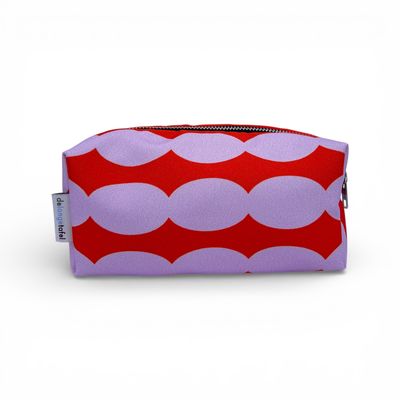 Blok etui · Ovals lila/red