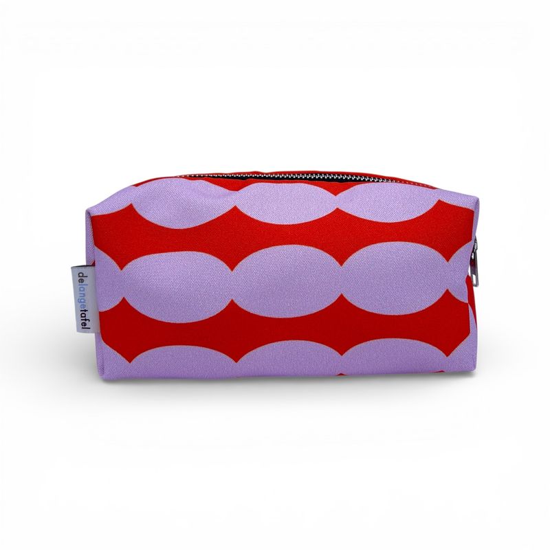 Blok etui · Waves pink/red