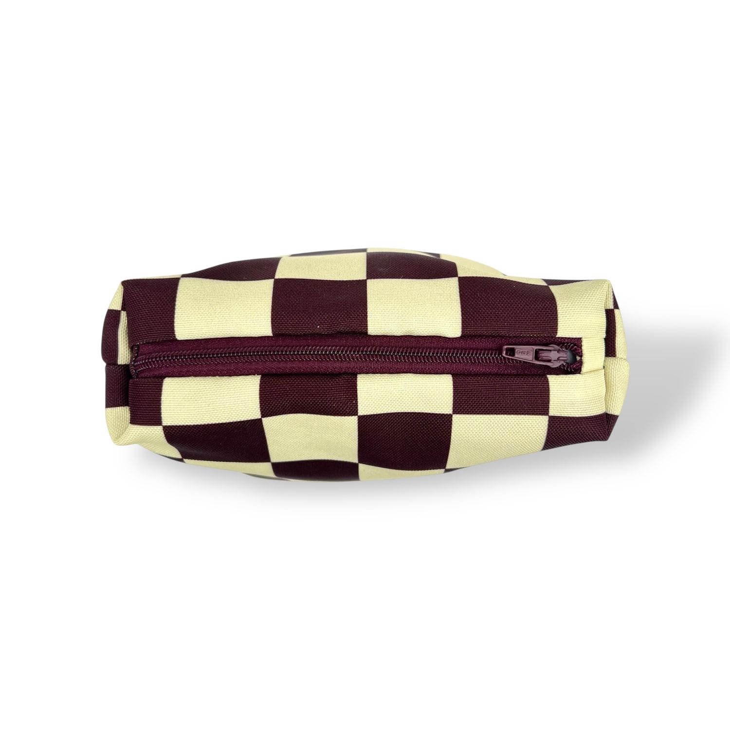 Make-up tas · Blocked brown/yellow