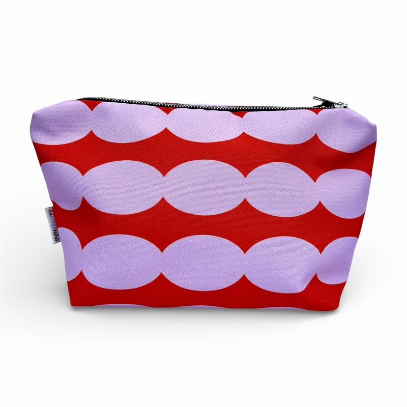 Toilettas · Waves pink/red