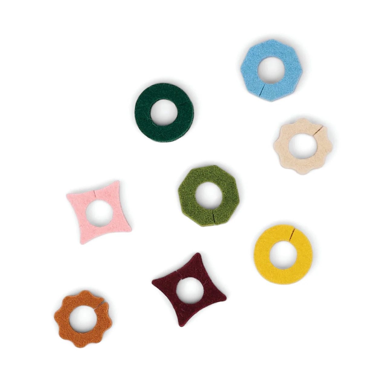 Designworks · Vilten glass markers - Set van 8