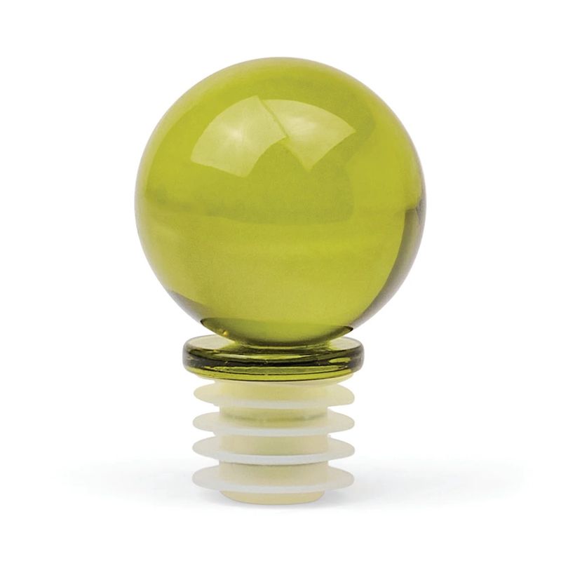 Wijnfles stopper Moony - Olijfgroen