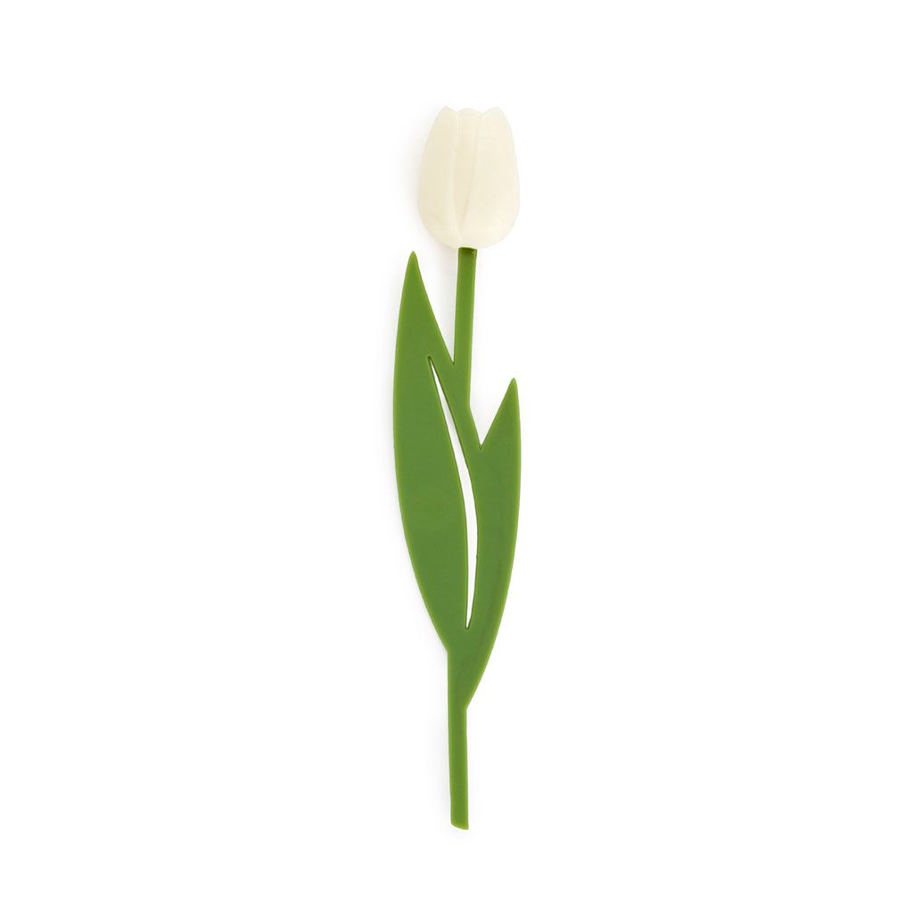 Balvi · Boekenlegger - Tulp, Kleur: Wit