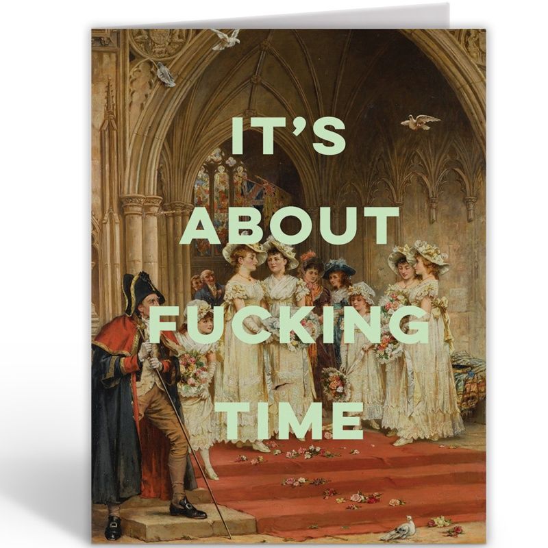 Wenskaart Its About Time