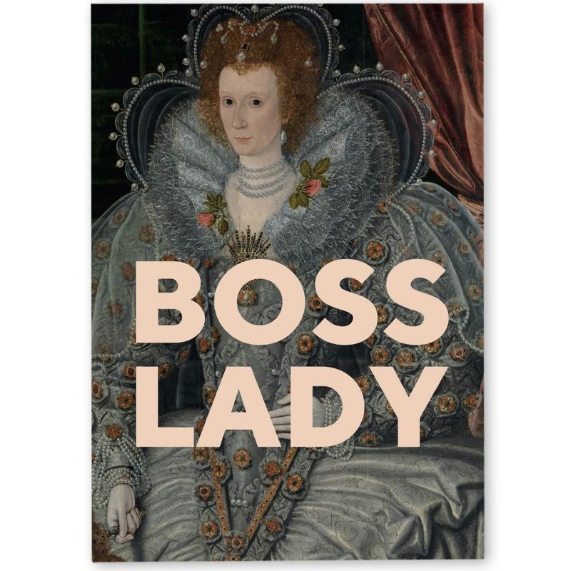 Postcard Boss Lady