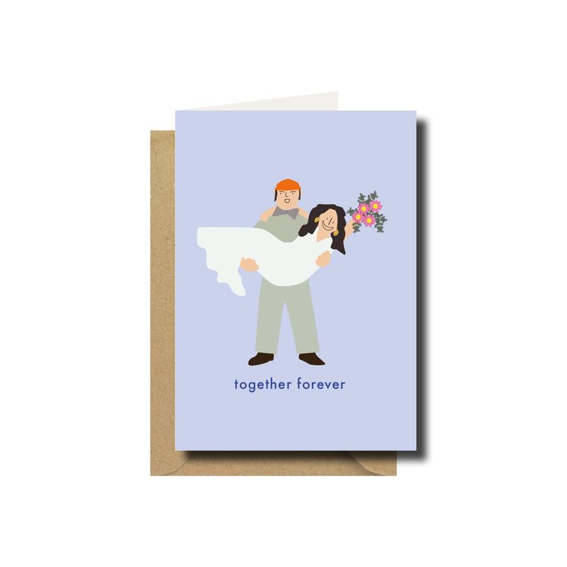 Wenskaart · together forever