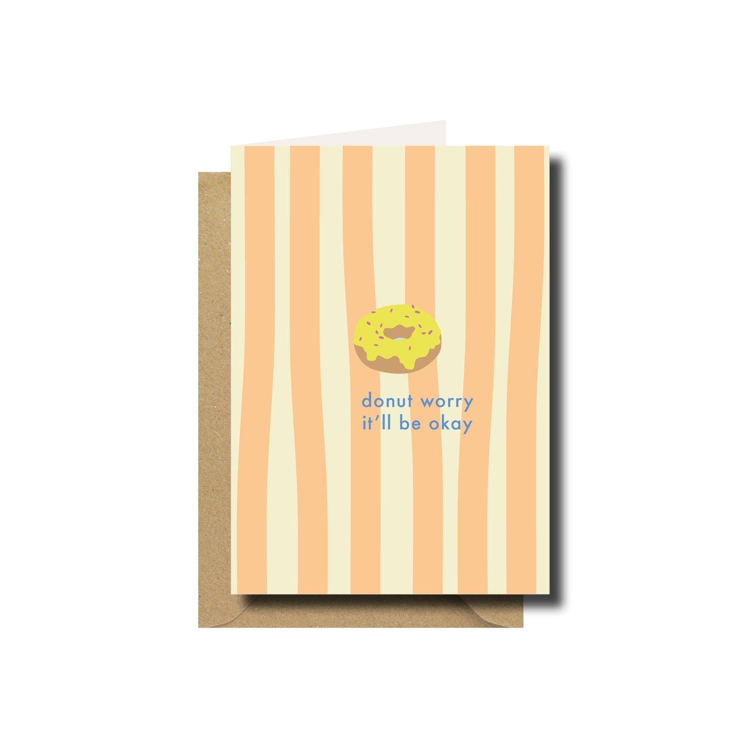 Wenskaart · Donut worry it'II be okay
