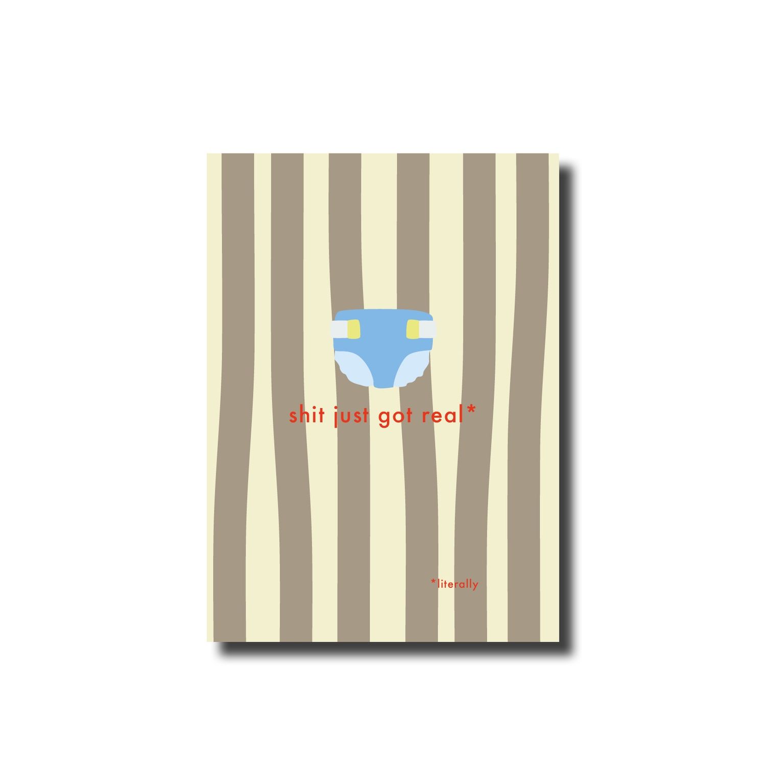 Postcard · shit just got real