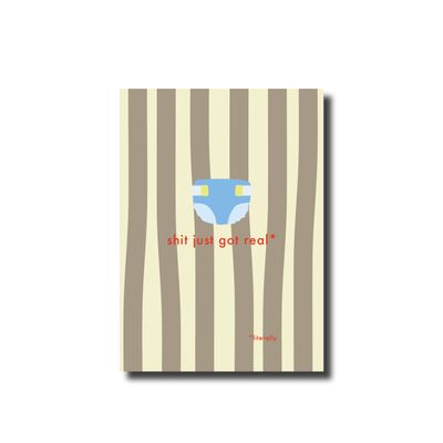 Postcard · shit just got real