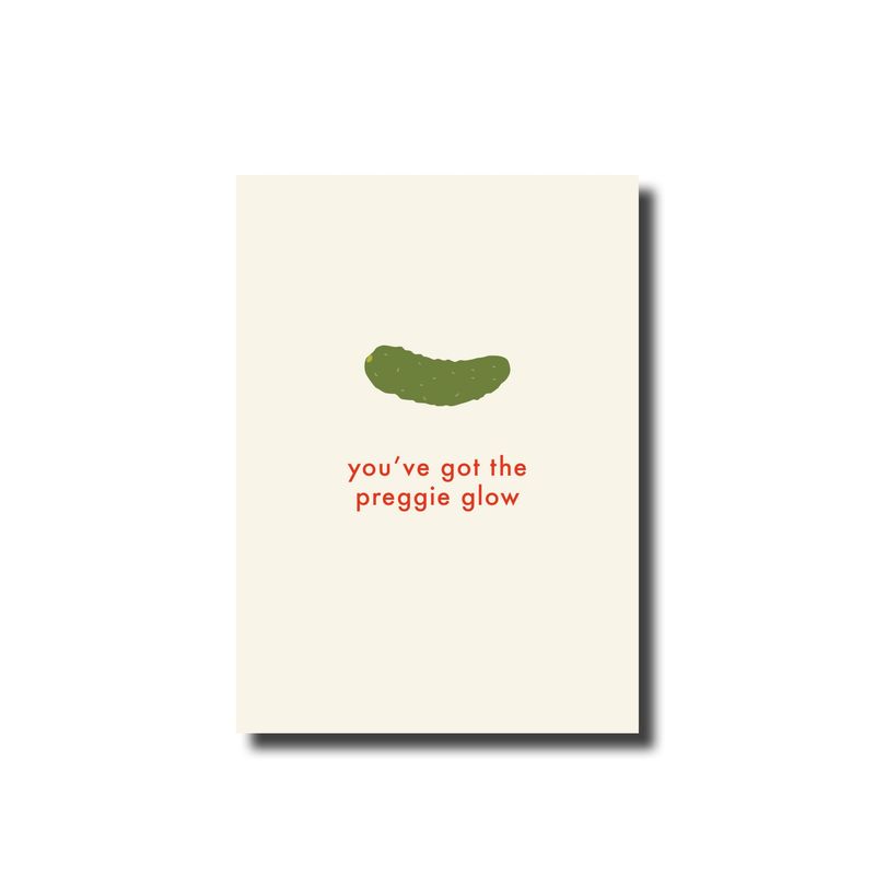 Postcard · you've got the preggie glow