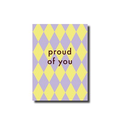 Postcard · proud of you