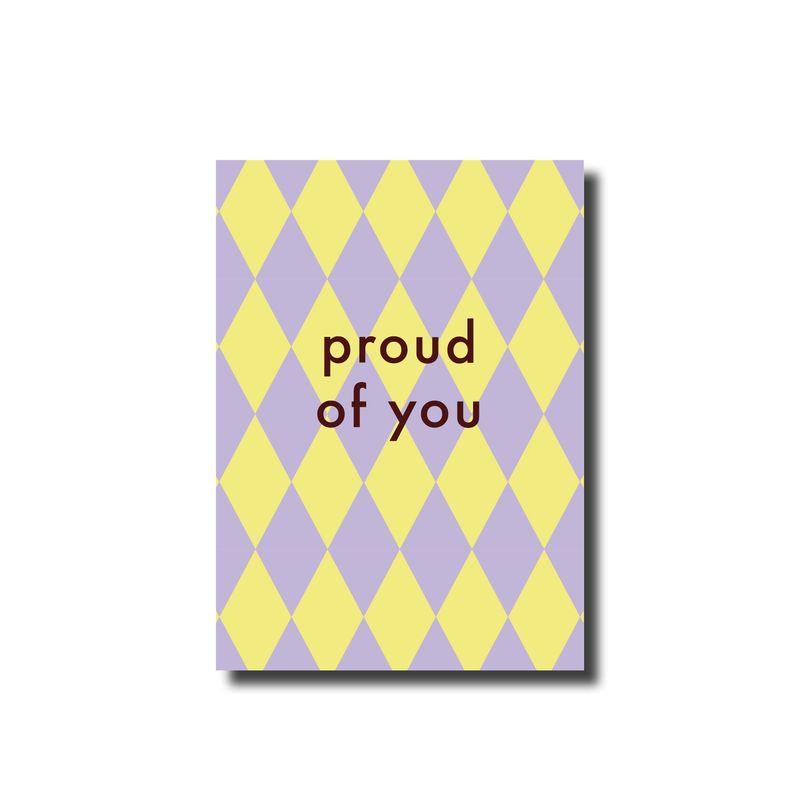 Postcard · proud of you