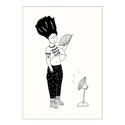 Helen B ansichtkaart Menopause Club