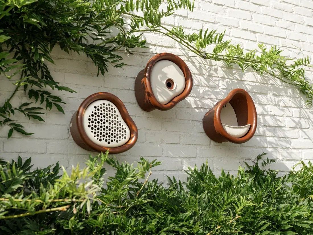ELHO Organic bird house 25 · kastanje bruin