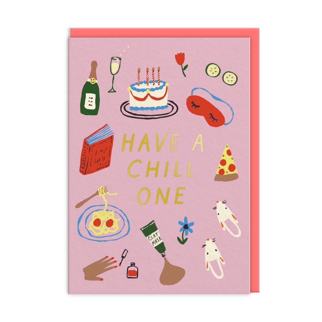 Wenskaart · 'Have a chill one'