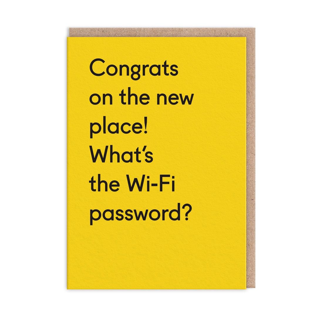 Wenskaart · 'What's The Wifi Password'