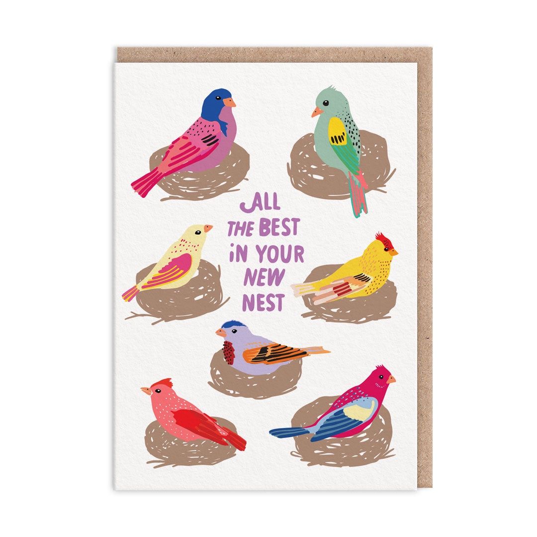 Wenskaart · 'Your new nest'