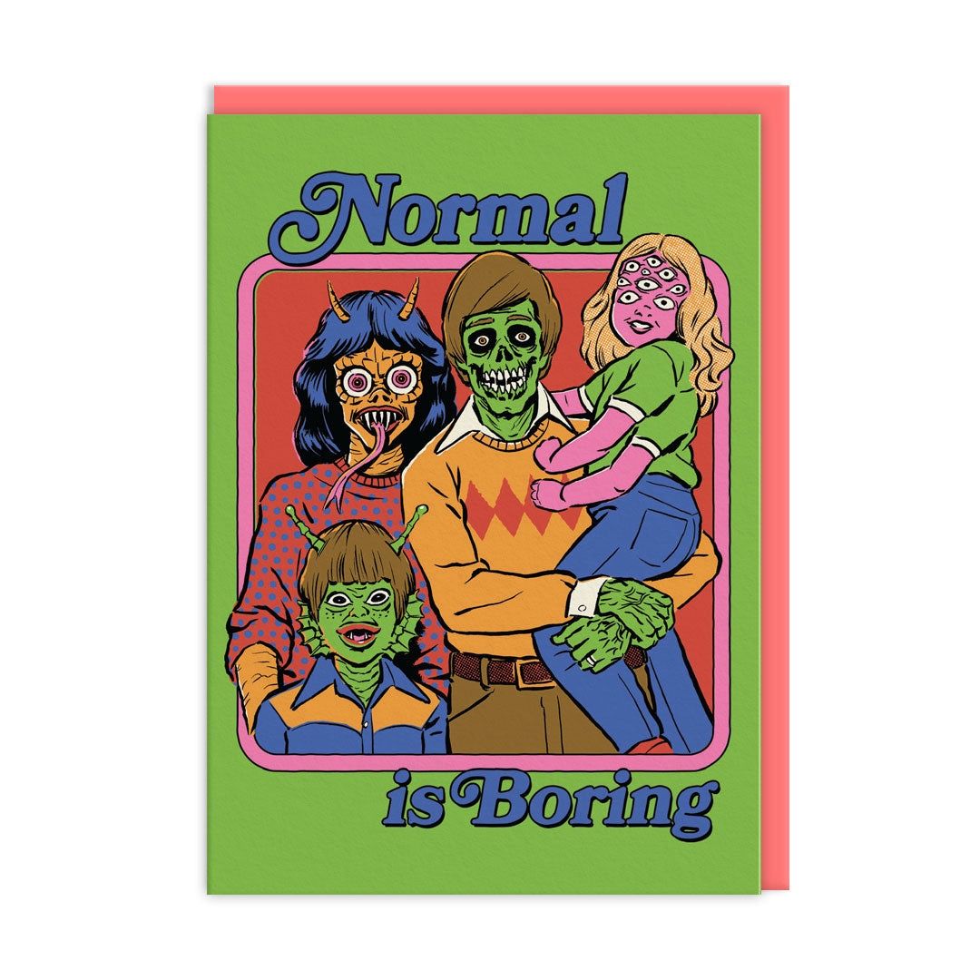 Wenskaart · 'Normal Is Boring'