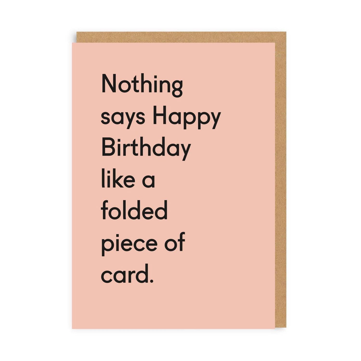 Wenskaart · 'Folded Piece Of Card'