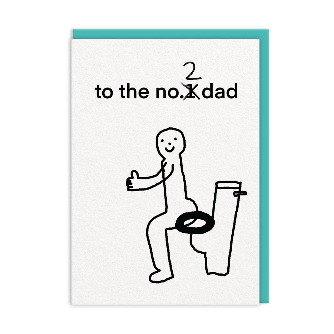 Wenskaart · 'Dad No.2'