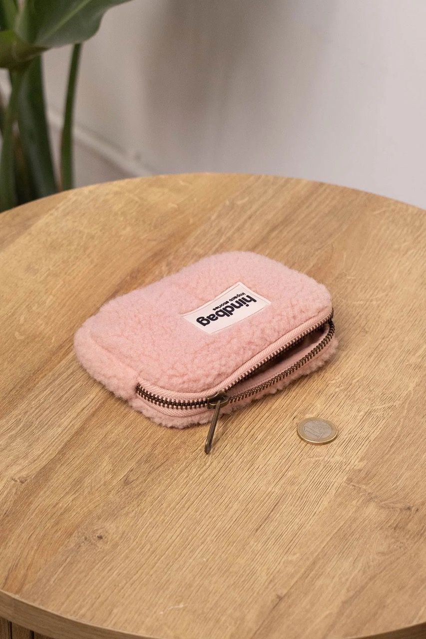HINDBAG · Lili Klein Portemonneetje - Teddy Poeder Roze