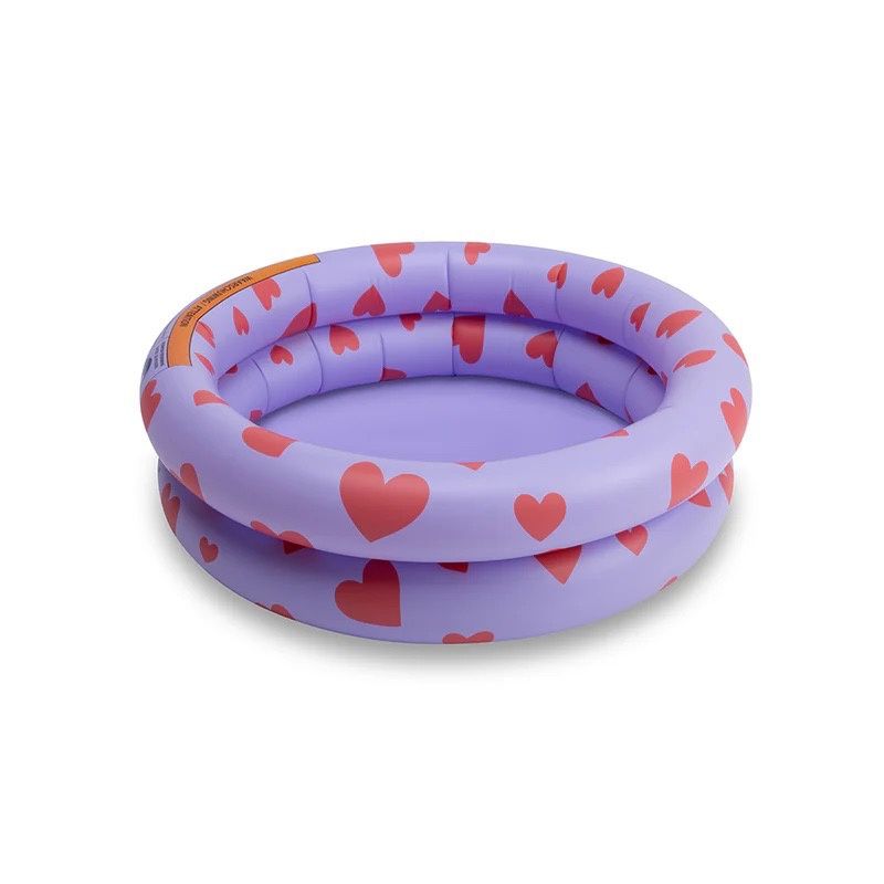 Baby Zwembad - Paars - Hearts