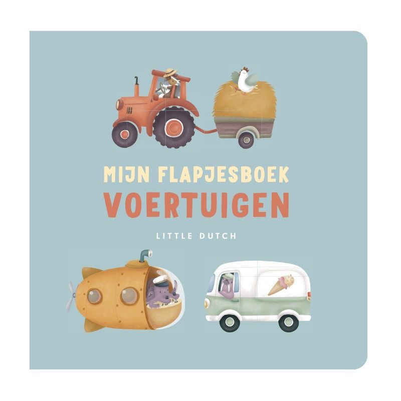 Kinderboek · Mijn Flapjesboek – voertuigen
