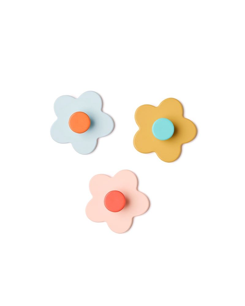 Kids Concept · Haak bloemenmix 3 stuks