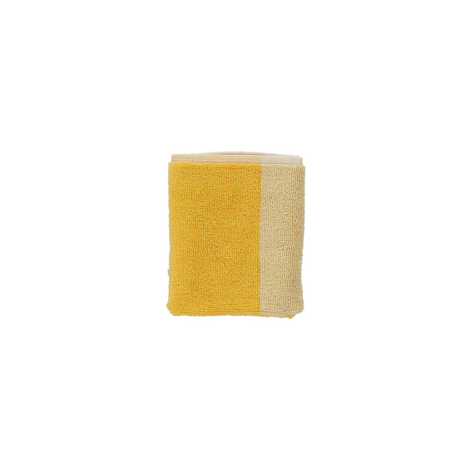 ONA · Handdoek 30x30 sunny yellow Pixie - Set van 2
