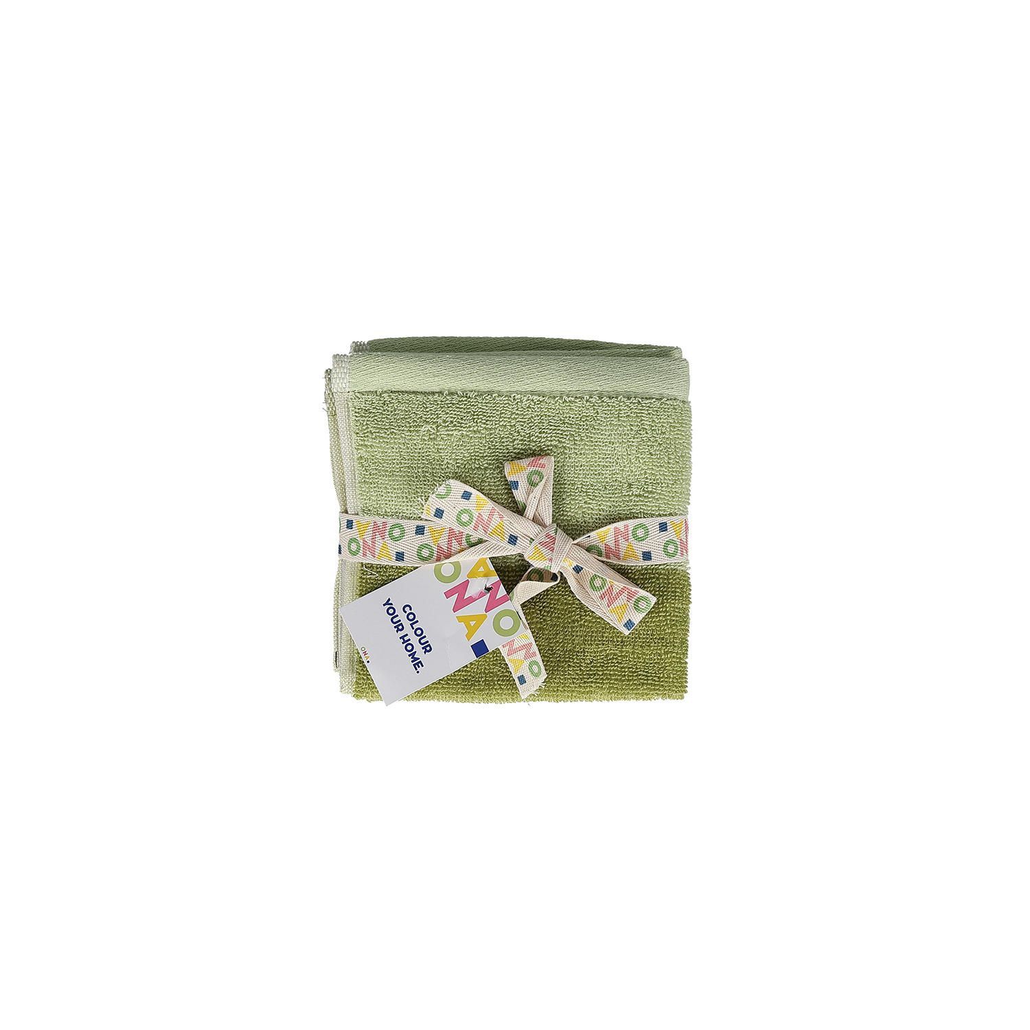 ONA · Handdoek 30x30 pistachio Pixie - Set van 2