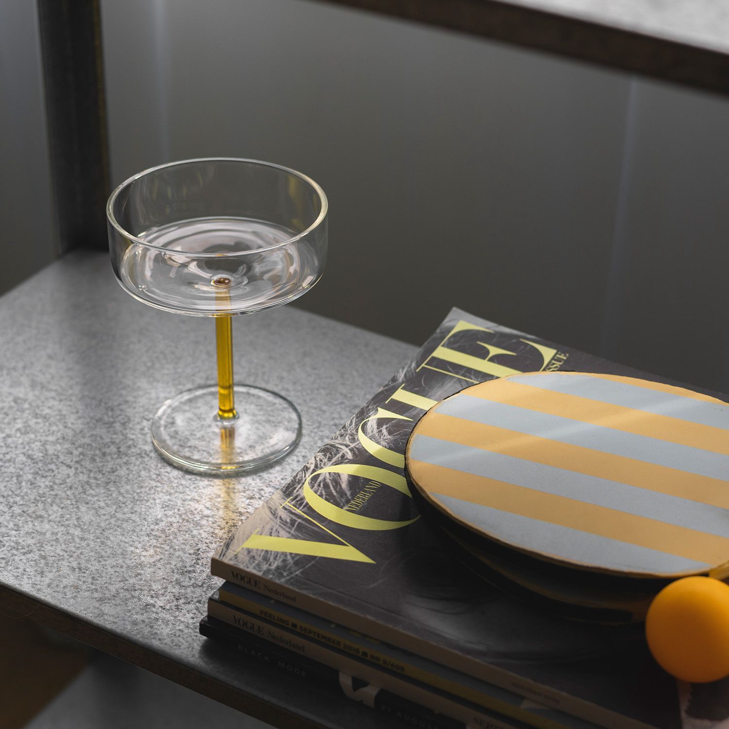 ONA · Champagneglas 20cl coupe geel Fizz - set/2