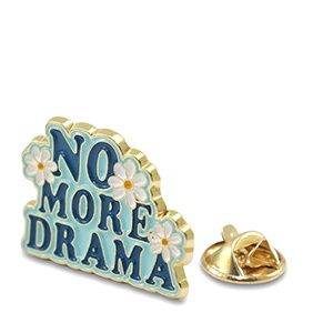 Pin · no more drama blue-gold
