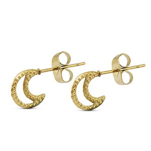 Oorbellen · maan gold