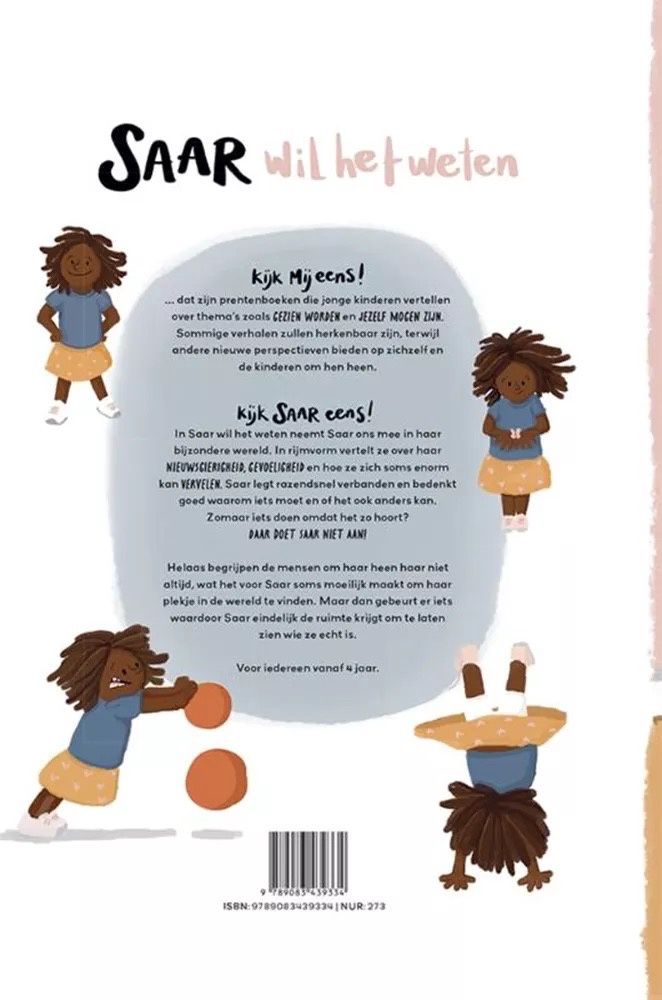 Prentenboek: Saar wil het weten. 4+