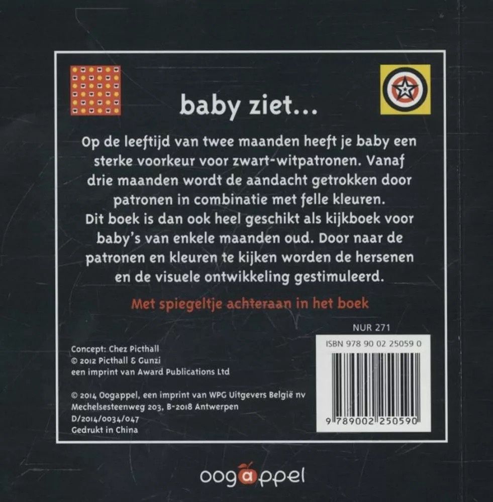 Baby ziet: Kijkboek met spiegeltje. 0+