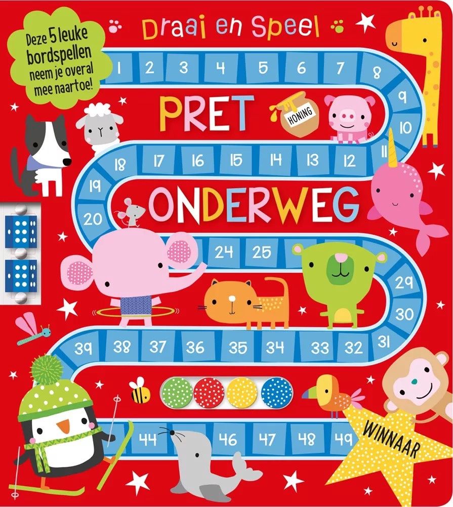 Spelletjesboek: Pret onderweg. 4+