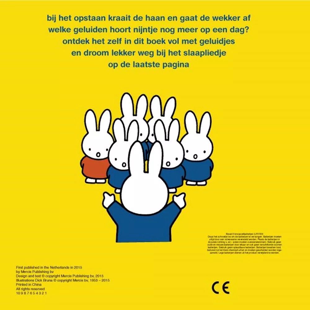 Geluidenboek: Wat hoor je Nijntje. 2+