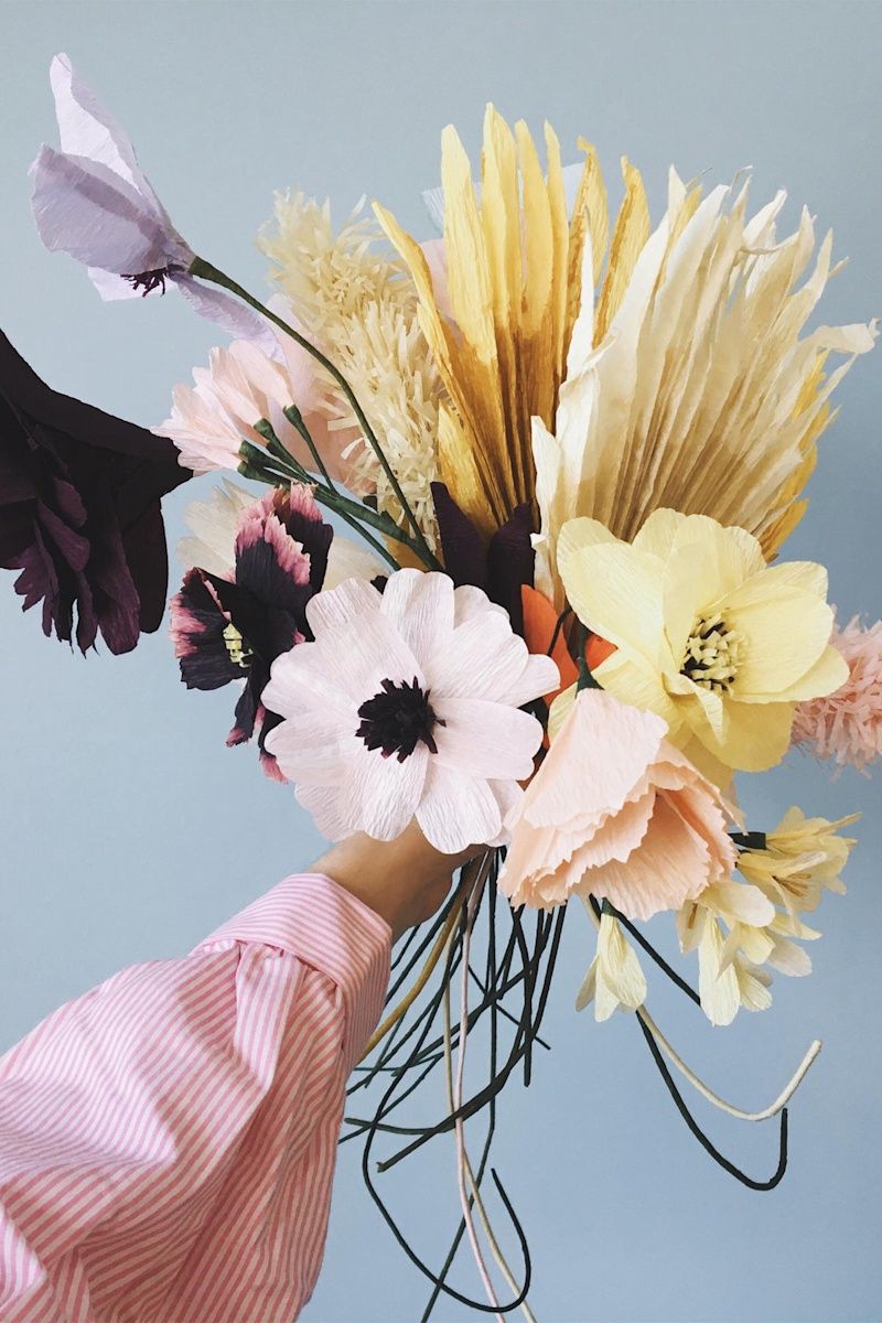 Studio About · Paper flower poppy nude