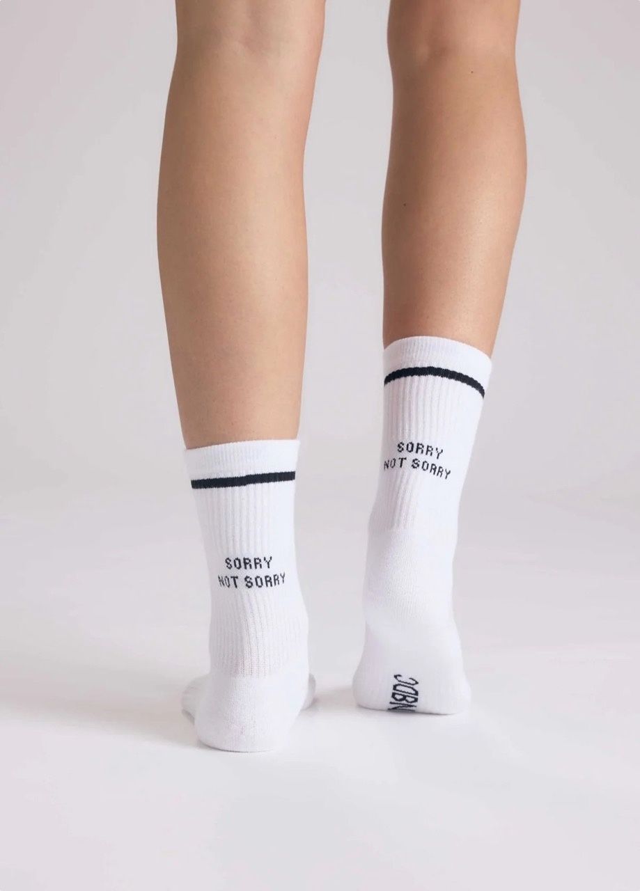 No Bad Days Club · SORRY NOT SORRY SOCKS