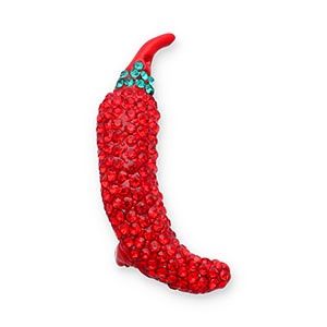 Broche · chilipeper red-green