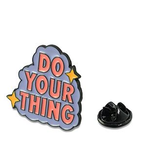 Pin · "do your thing" lilac-salmon pink
